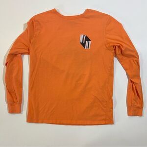 Saturdays New York City Vibrant Orange Long Sleeve Tee